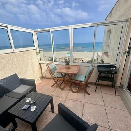 Grand Large Appartement Terrasse Front De Mer Barcares Le Barcares Bagian luar foto