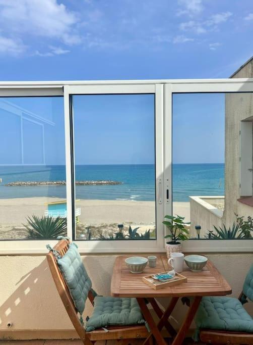 Grand Large Appartement Terrasse Front De Mer Barcares Le Barcares Bagian luar foto